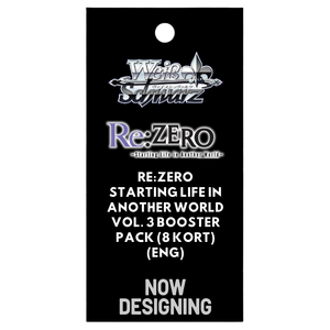 Union Arena Re:ZERO Starting Life in Another World Vol.3 Booster Pack (8 Kort) (ENG)