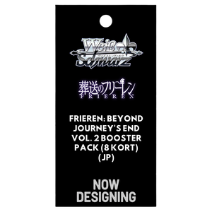 Weiss Schwarz: Frieren Beyond Journey's End Vol. 2 Booster Pack (8 Kort) (JP)