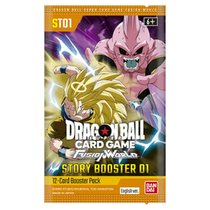 Dragon Ball Super: Fusion World (ST01) Story Booster Pack (12 Kort) (ENG)