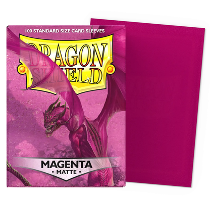 Dragon Shield: Magenta Matte Standard Sleeves (100 ST)