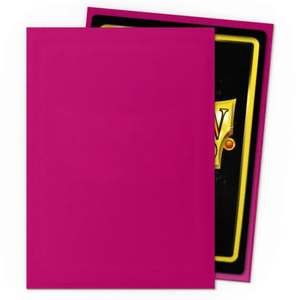 Dragon Shield: Magenta Matte Standard Sleeves (100 CT)