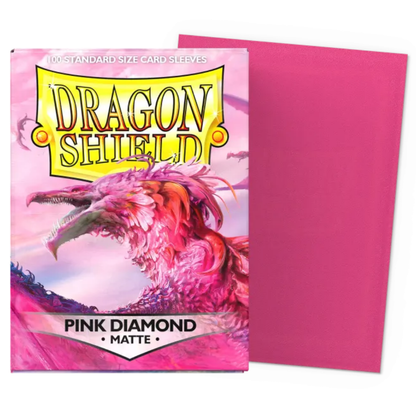 Dragon Shield: Pink Diamond Matte Standard Sleeves (100 ST)