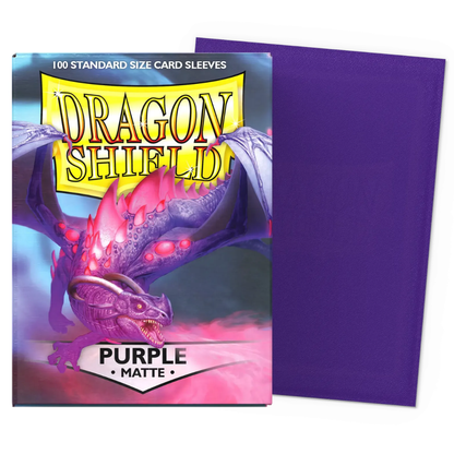Dragon Shield: Purple Matte Standard Sleeves (100 ST)