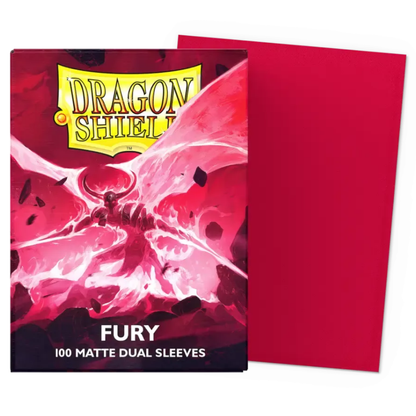 Dragon Shield: Fury Dual Matte Standard Sleeves (100 ST)