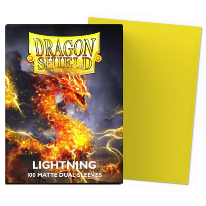 Dragon Shield: Lightning Dual Matte Standard Sleeves (100 ST)