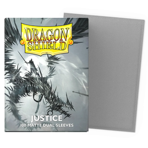 Dragon Shield: Snow Dual Matte Standard Sleeves (100 CT)