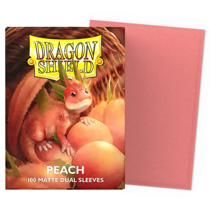 Dragon Shield: Peach Dual Matte Standard Sleeves (100 ST)