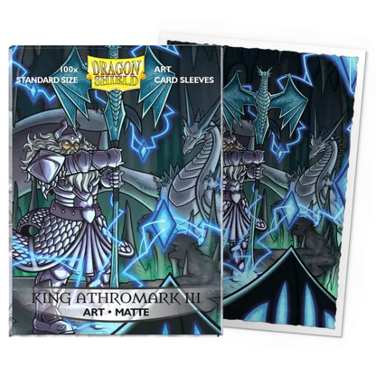 Dragon Shield: King Athromark III Portrait Matte Art Standard Sleeves (100 ST)