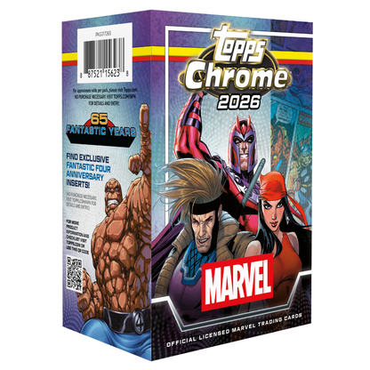 Topps: 2026 Chrome Marvel Comics Value Booster Display (8 Pack) (ENG)