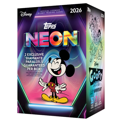 Topps: 2026 Chrome Disney Neon Value Booster Display (7 Pack) (ENG)