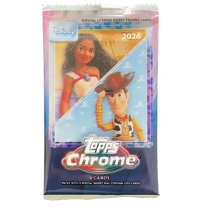 Topps: 2026 Chrome Disney Value Booster Pack (4 Cards) (ENG)