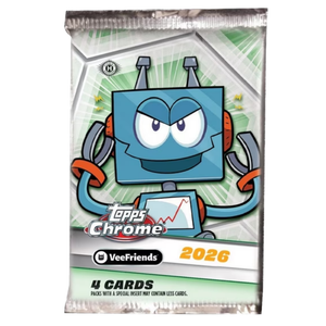 Topps: 2026 Chrome VeeFriends Value Booster Pack (4 Cards) (ENG)