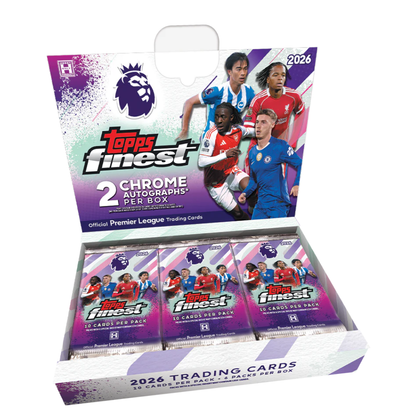 Topps: 2026 Finest Premier League Hobby Booster Display (6 Pack) (ENG)