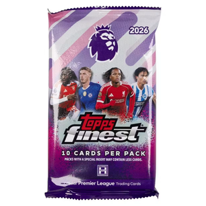 Topps: 2026 Finest Premier League Hobby Booster Pack (10 Kort) (ENG)