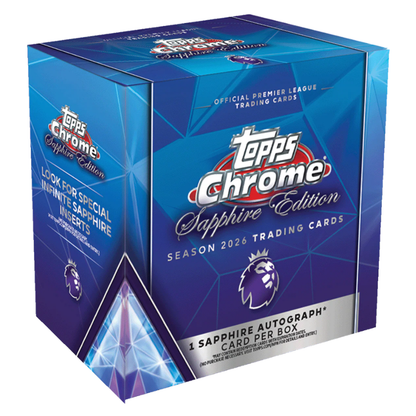 Topps: 2026 Chrome Premier League Sapphire Edition Box (8 Pack) (ENG)