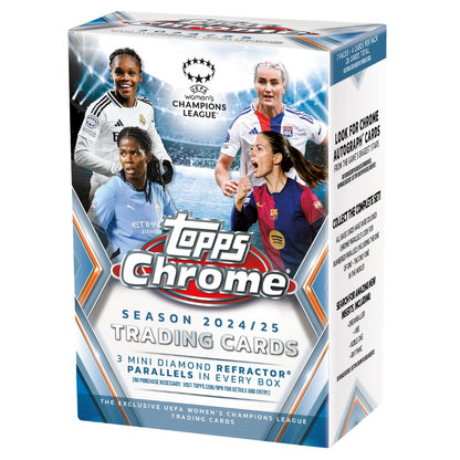 Topps: 2025-2026 Chrome UEFA Women's Champions League Value Box (7 Pack) (ENG)