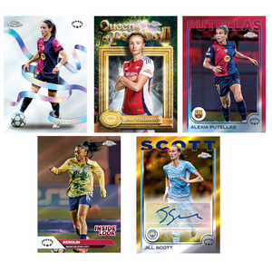 Topps: 2025-2026 Chrome UEFA Women's Champions League Value Box (7 Pack) (ENG)