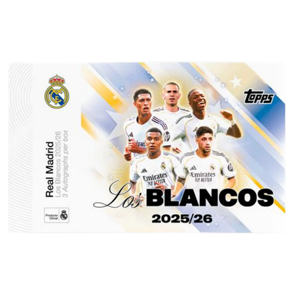 Topps: 2025-2026 Los Blancos Real Madrid Value Booster Display (9 Pack) (ENG)