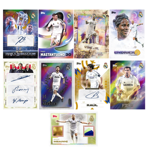 Topps: 2025-2026 Los Blancos Real Madrid Value Booster Display (9 Pack) (ENG)