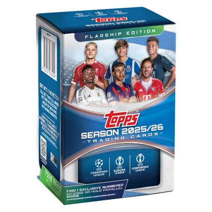 Topps: 2025-2026 UEFA Club Competitions Soccer Value Box (7 Pack) (ENG)