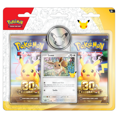 Pokémon Mega: 30th Celebration Checklane 2-Pack Blister (Eevee) (ENG)
