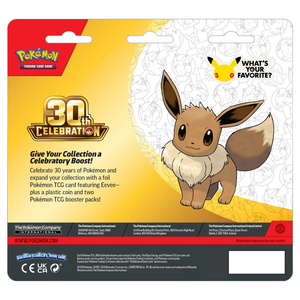 Pokémon Mega: 30th Celebration Checklane 2-Pack Blister (Eevee) (ENG)