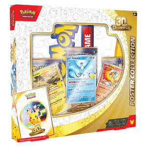 Pokémon MEGA: 30th Celebration Poster Collection Box (Zapdos, Articuno & Moltres) (3 Pack) (ENG)
