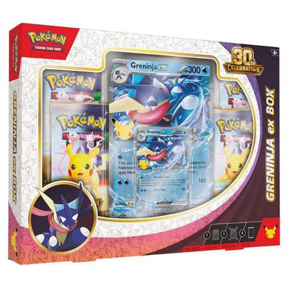 Pokémon MEGA: 30th Celebration Collection Box (Greninja ex) (4 Pack) (ENG)