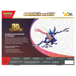 Pokémon MEGA: 30th Celebration Collection Box (Greninja ex) (4 Pack) (ENG)