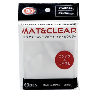 KMC: Matte & Clear Character Guard Standard Sleeves (60 ST)
