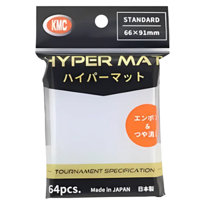 KMC: Hyper Matte Transparent Standard Sleeves (64 ST)