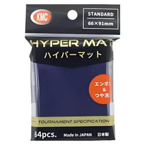 KMC: Hyper Matte Blue Standard Sleeves (64 ST)