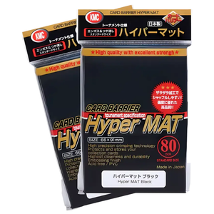 KMC: Hyper Matte Black Standard Sleeves (80 ST)