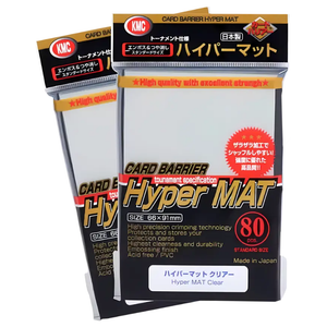 KMC: Hyper Matte Clear Standard Sleeves (80 ST)