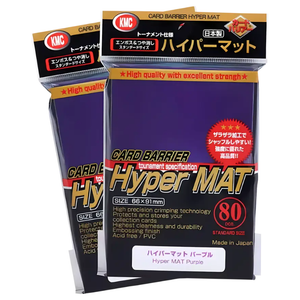 KMC: Hyper Matte Purple Standard Sleeves (80 ST)