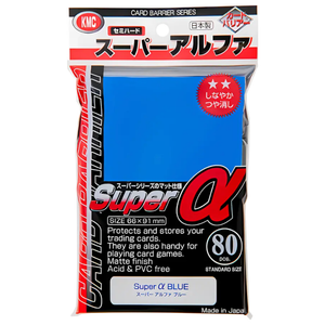 KMC: Super Alpha Blue Standard Sleeves (80 ST)