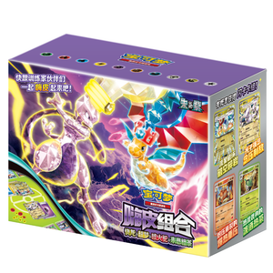 Pokémon Scarlet & Violet: Dragonite & Mewtwo & Camelta & Lai Bei Cough Tea Happy Card Happy Combo Box (CH)