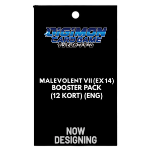 Digimon Card Game: Malevolent VII (EX14) Booster Pack (12 Kort) (ENG)