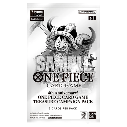 One Piece: 4th Anniversary Treasure Campaign Booster Pack (3 Card) (ENG)