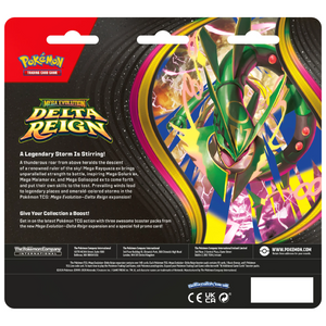 Pokémon Mega Evolution: Delta Reign 3-Pack Blister (Seel) (ENG)