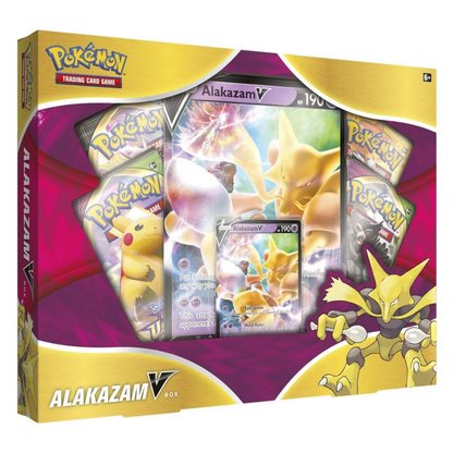 Pokémon Sword & Shield: Alakazam V Collection Box (4 Pack) (ENG)
