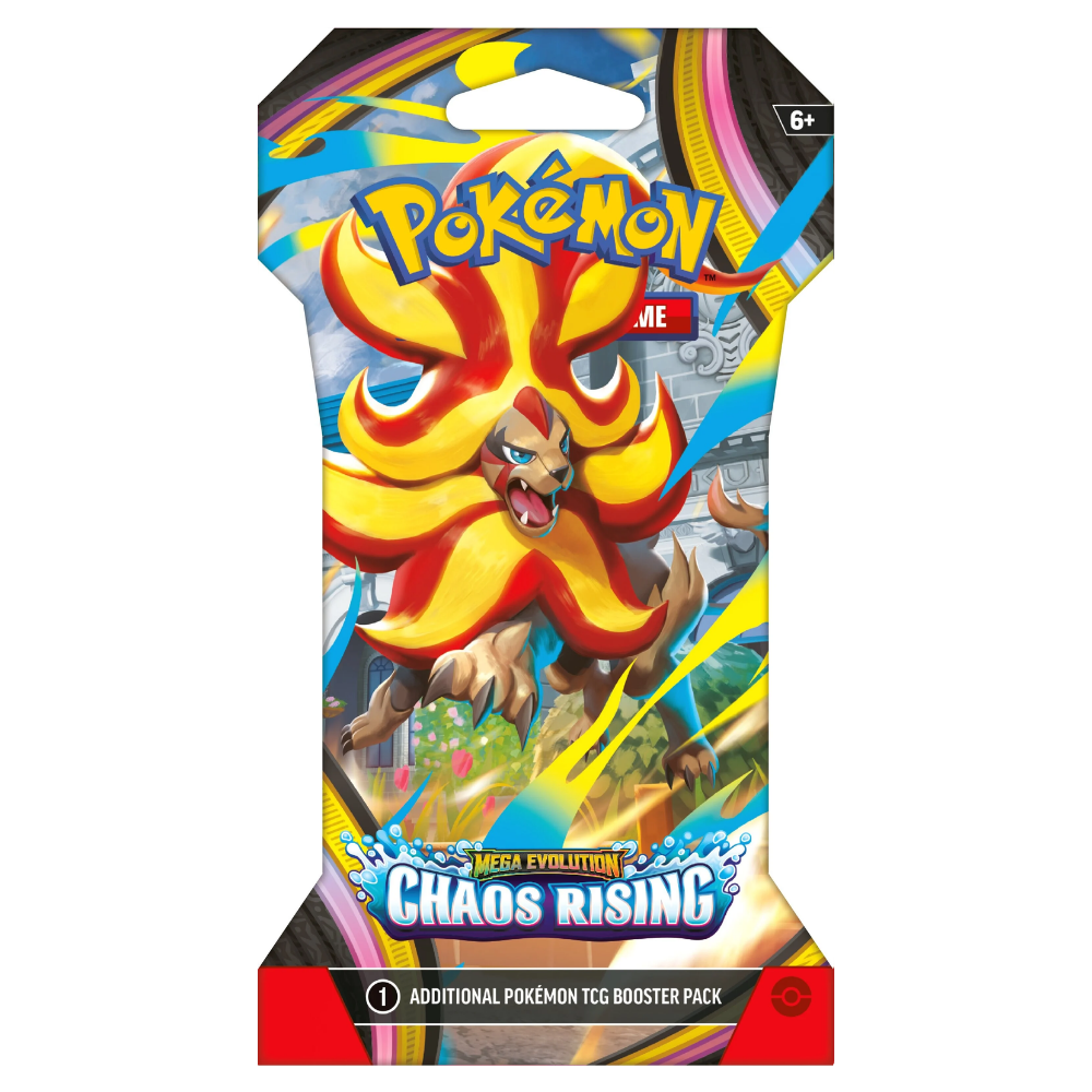 pokemon tcg mega evolution sleeved booster pack 10 cards Pokemon TCG: Chaos Rising