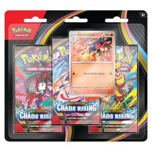 Pokémon Mega Evolution: Chaos Rising 3‑Pack Blister (ENG)