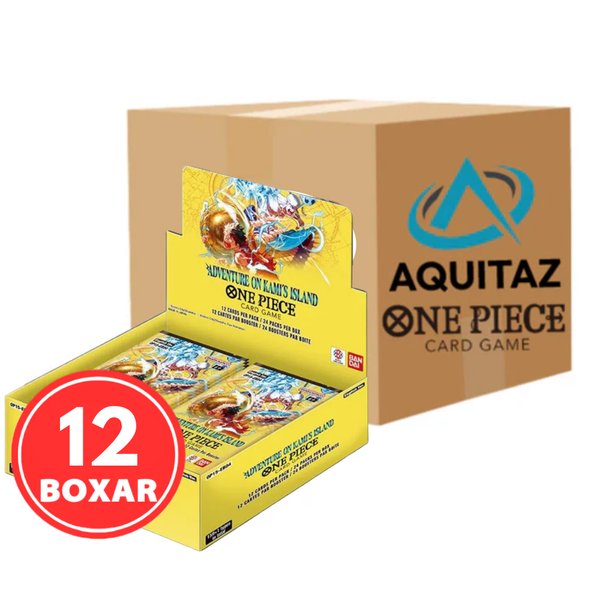 One Piece: (OP 15) (EB 04) Booster Display Sealed Case (12 Boxes) (ENG