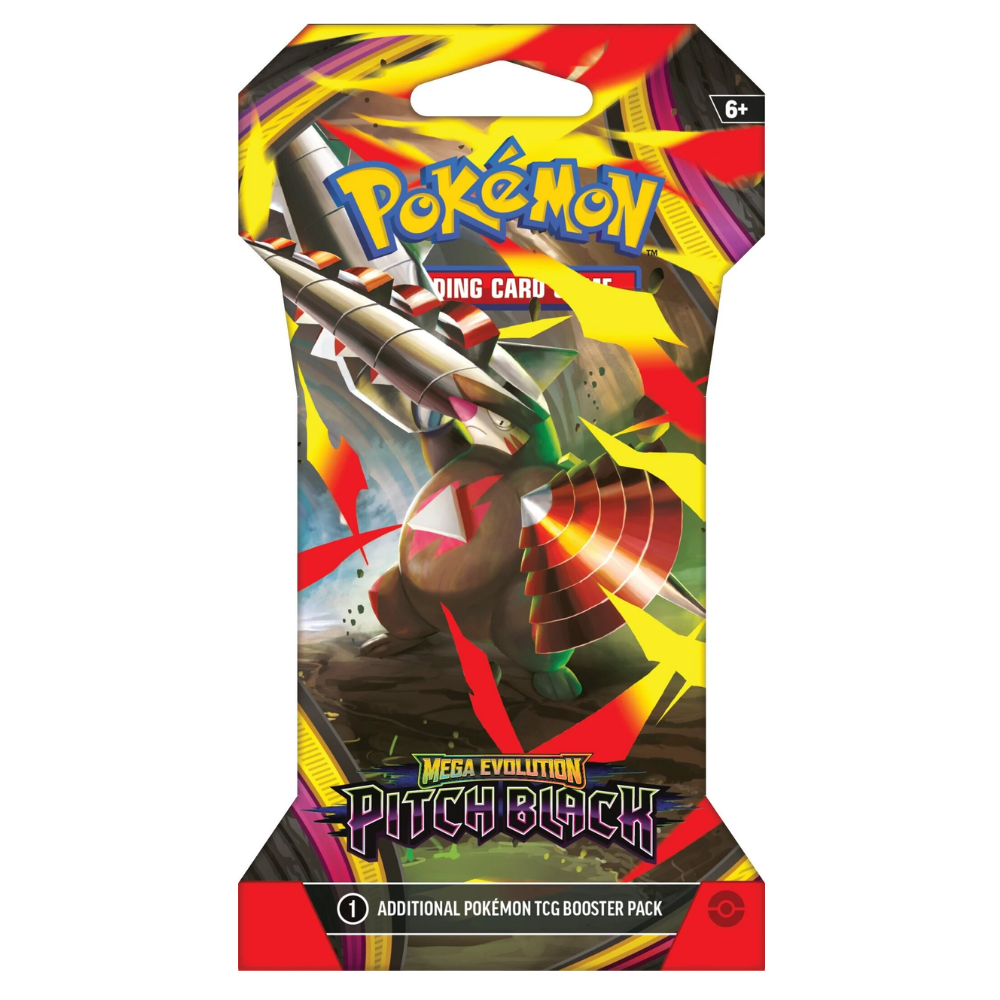 Pokemon Mega Evolution: Pitch Black Sleeved Booster Pack (10 Cards) (E