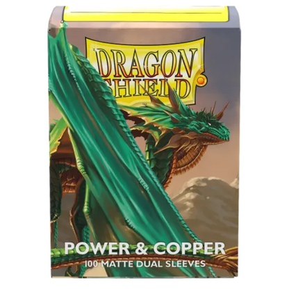 Dragon Shield: Power & Copper Matte Dual Sleeves (100 ST)
