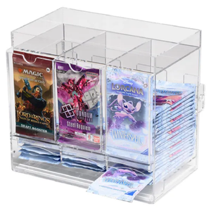 The Acrylic Box: 3-Slot Pack Dispenser Acrylic Case