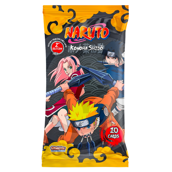 Naruto Mythos Konoha Shido 2nd Edition Booster Pack (10 Cards)