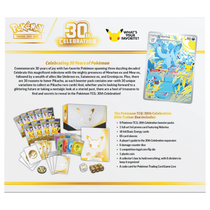 Pokémon Mega: 30th Celebration Elite Trainer Box (ETB) (9 Pack) (ENG)