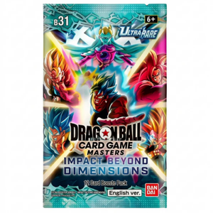 Dragon Ball Super: Impact Beyond Dimensions (B31) Booster Pack (12 Kort) (ENG)